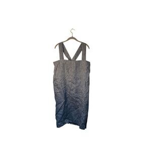 Fog unisex linen square cross back, natural fiber, apron, cook gardening